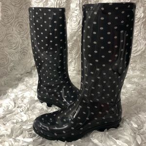 Polka Dot Ugg Rain Boots